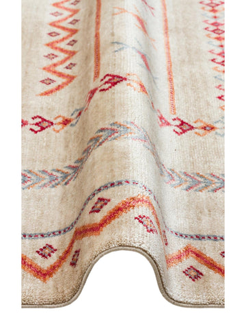 Oushak Carnaval سجادة أُشاق حديثة مصنوعة يدوياً من TENCEL™ 100% طبيعية سهلة التنظيف 20 LIGHT MULTY