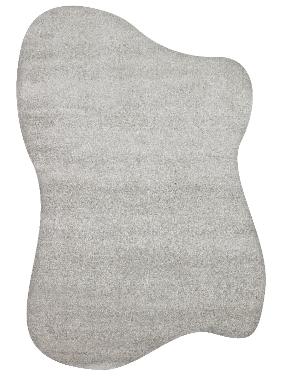 Peace Art Hav Toz Vermez Yumuşak Tuşeli Zarif Shaggy Halı 01 GREY - Carpetdocia