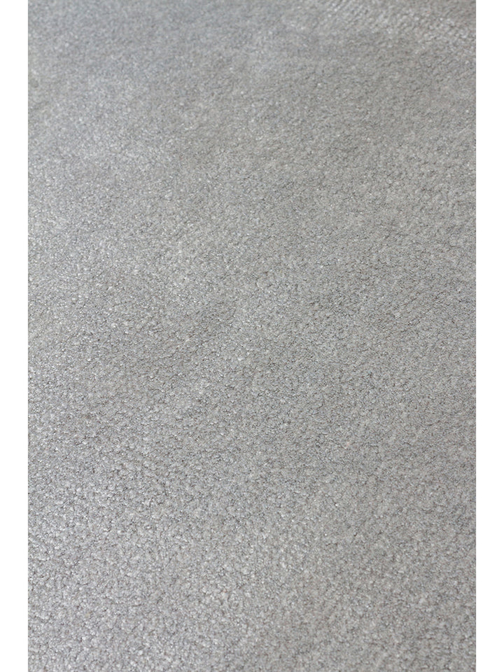 Queen Serisi %100 Naturel Viskon Parlak Modern El Emeğiyle Üretilen Salon Oturma Odası Halı GREY - Carpetdocia