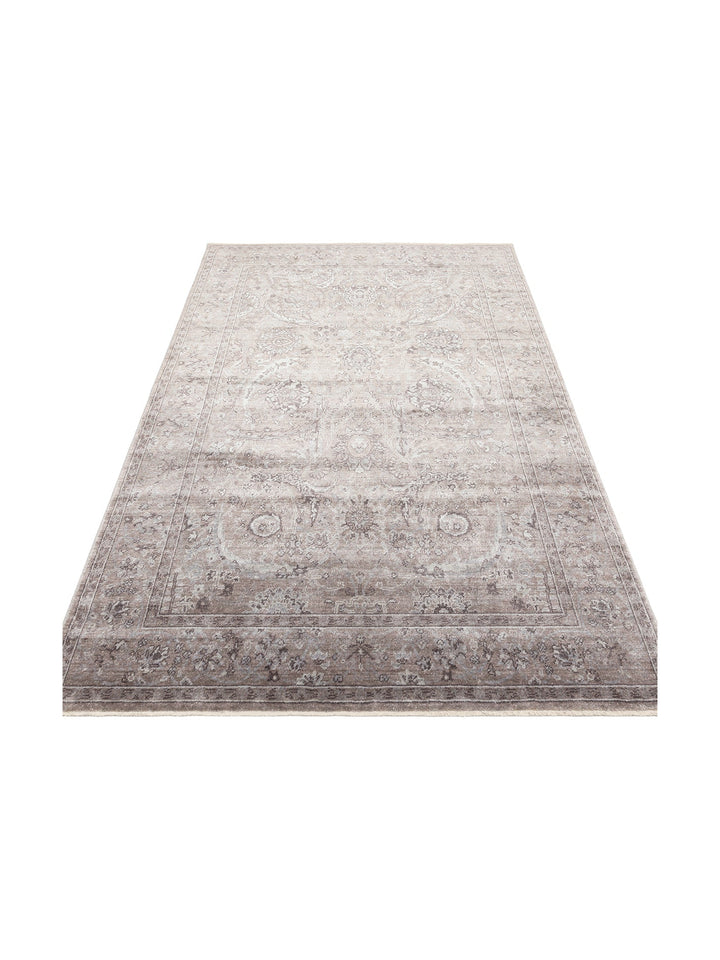 Çırağan %100 Naturel Özel Işıltılı El Emeği ile Özel Tezgahlarda Üretilen Tensel Uşak Halısı 07 SMGR - Carpetdocia