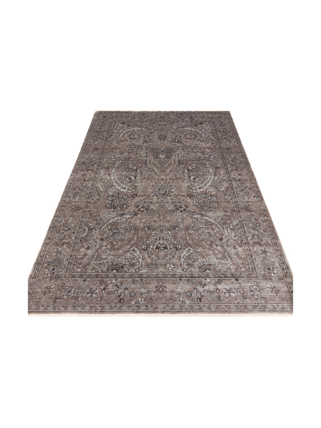 Çırağan %100 Naturel Özel Işıltılı El Emeği ile Özel Tezgahlarda Üretilen Tensel Uşak Halısı 07 SMGR - Carpetdocia