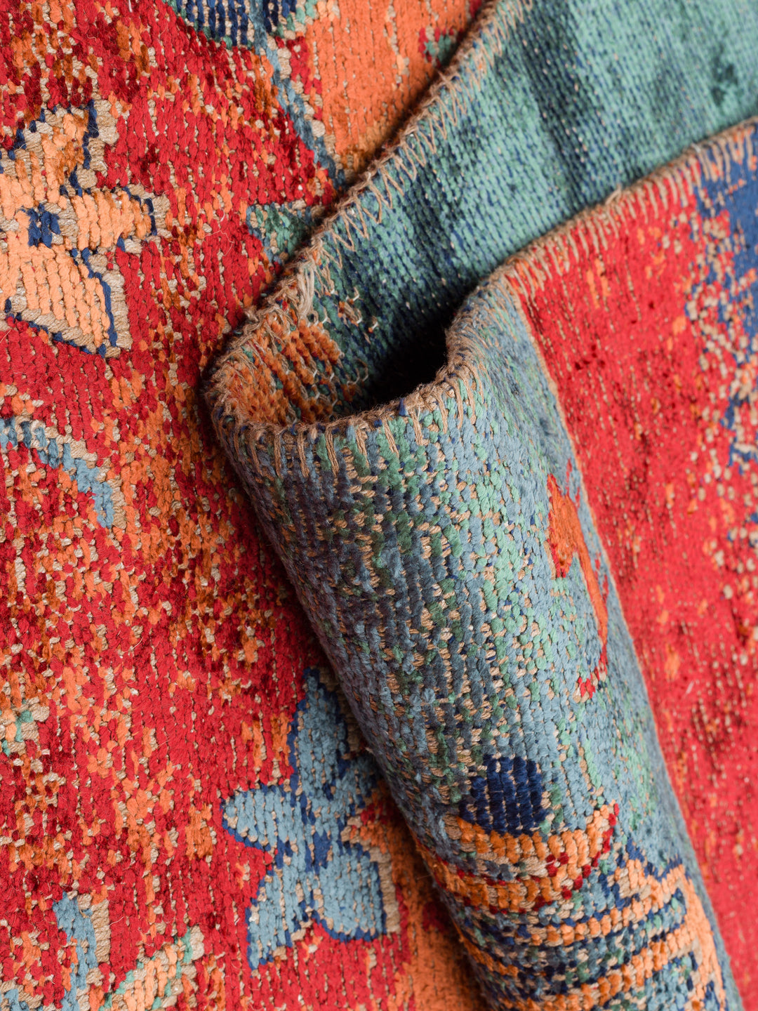 Ruggadocia Gabbe Hayat Ağacı Desenli Halı detay