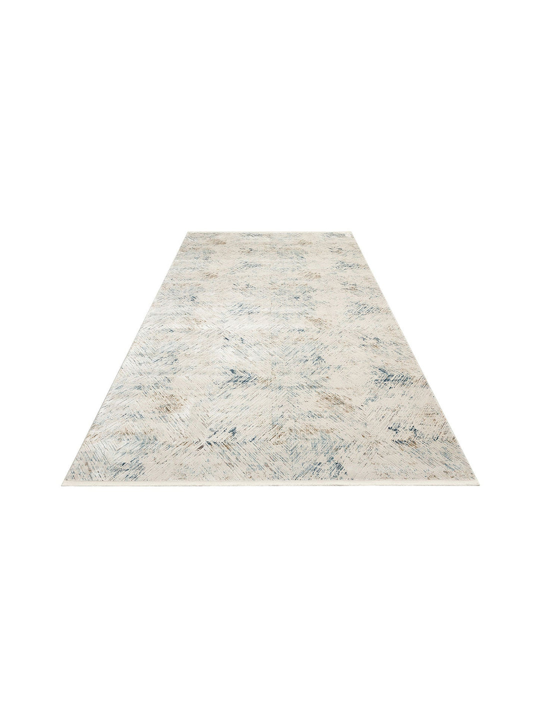 Üsküdar Serisi Yüksek Kaliteli Sık Dokuma Modern Salon Halısı 03 CREAM BLUE - Carpetdocia