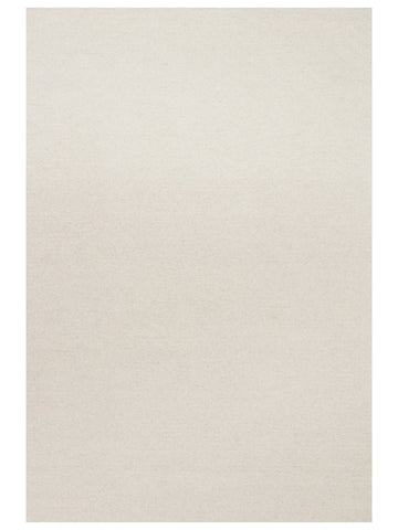 Vienna Series Wool and Cotton Blend Handwoven Rug IVORY
